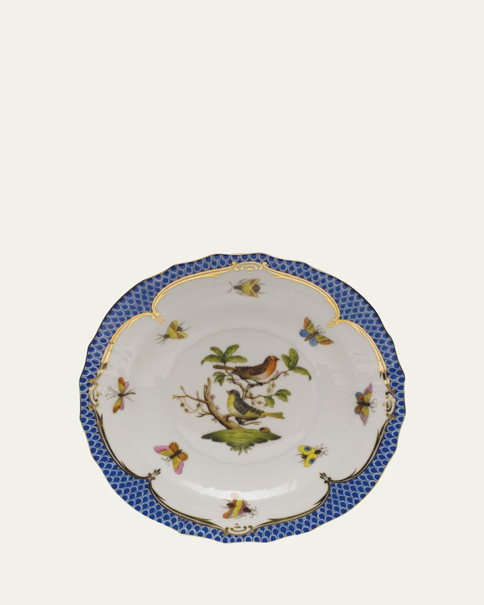 Rothschild Bird Blue Motif 3 Salad Plate